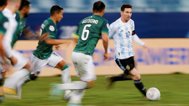 Copa America’da Arjantin’den Bolivya’ya 4 gol