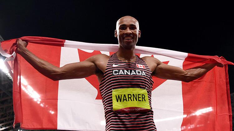 Erkekler dekatlonda Kanadalı Damian Warner, olimpiyat rekoru kırarak şampiyon oldu