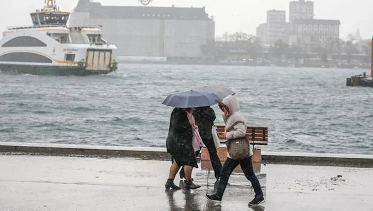 AKOM uyardı: İstanbul’da yağışlı hava başlıyor, fırtına bekleniyor