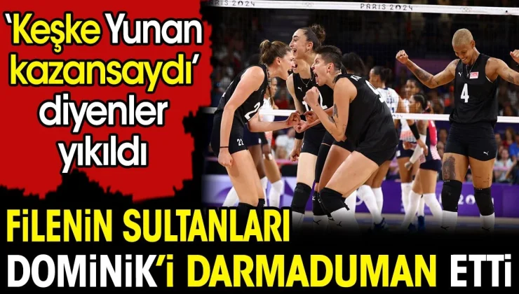 Filenin Sultanları Dominik Cumhuriyeti’ni 3-1 Mağlup Ederek Çeyrek Finali Garantiledi