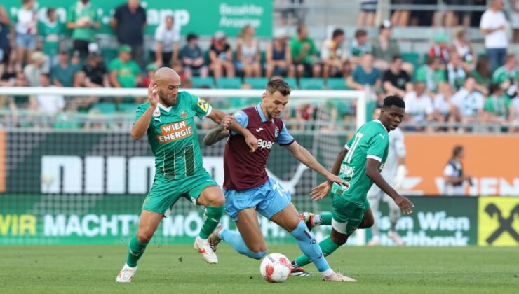 Trabzonspor, Rapid Wien’e Elendi ve UEFA Konferans Ligi’nde Devam Edecek