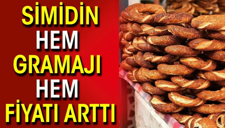 Samsun’da Simit Fiyatında ve Gramajında Güncelleme