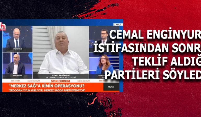 CEMAL ENGİNYURT DEMOKRAT PARTİ’DEN İSTİFA ETTİ: YENİ SİYASİ YOL HARİTASI ÜZERİNDE ÇALIŞIYOR