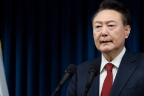 South Korean President Yoon Suk Yeol delivers an address to the nation