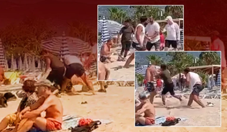 ALANYA’DA ŞEZLONG ALMAYAN TURİST DARP EDİLDİ!