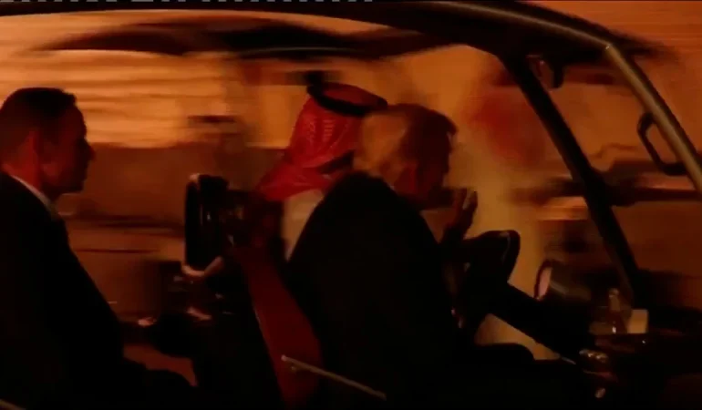 PRENS SELMAN’DAN TRUMP’A GOLF ARABALI JEST!