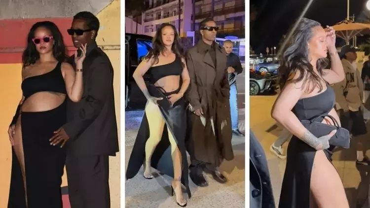 RIHANNA VE A$AP ROCKY’DEN CANNES’DA AŞK DOLU ANLAR