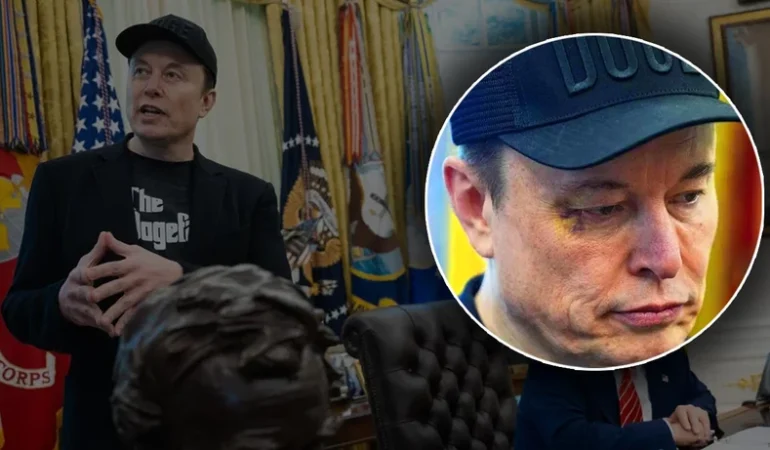 ELON MUSK’IN GÖZÜNDEKİ MORLUK DİKKAT ÇEKTİ