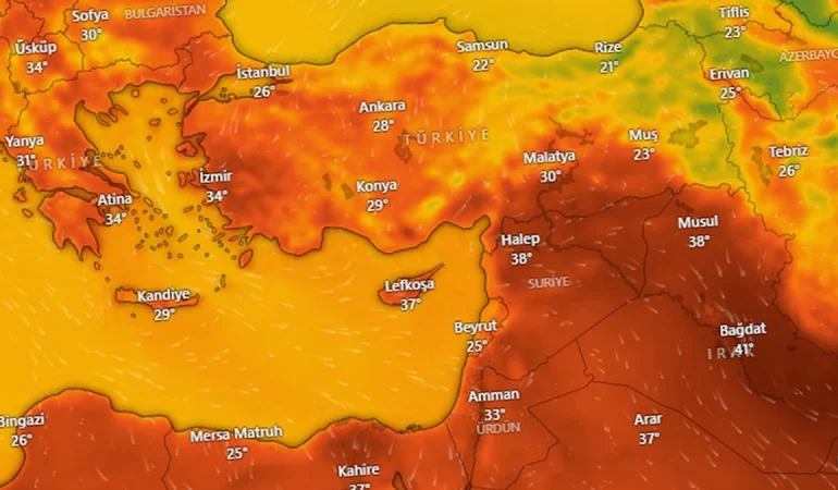 AFRİKA KÖKENLİ SICAKLIK TÜRKİYE’DE: METEOROLOJİDEN ÖLÜMCÜL UYARI