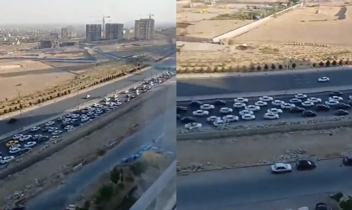 Tahran’da İsrail Saldırıları Sonrası Uzun Araç Kuyrukları Oluştu 2 1361680