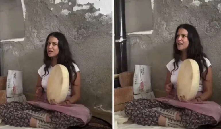 Cem Boyner’in Kızı Elif Boyner’den Köyde Şalvarlı İlahi Performansı