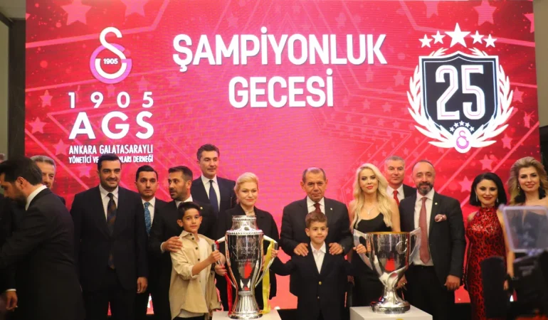 Galatasaray, 25. Şampiyonluğunu Ankara’da Coşkuyla Kutladı