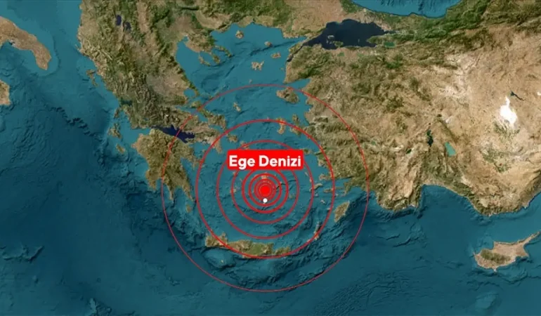 Ege Denizi’nde 5.0 Büyüklüğünde Deprem!