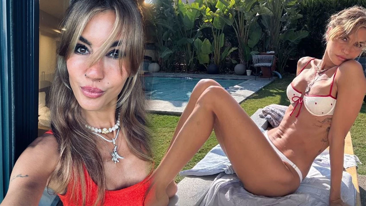 Sosyal medya Çağla Şıkel’in havuz pozlarını konuşuyor 4 cağla şikel havuz başı poz 5