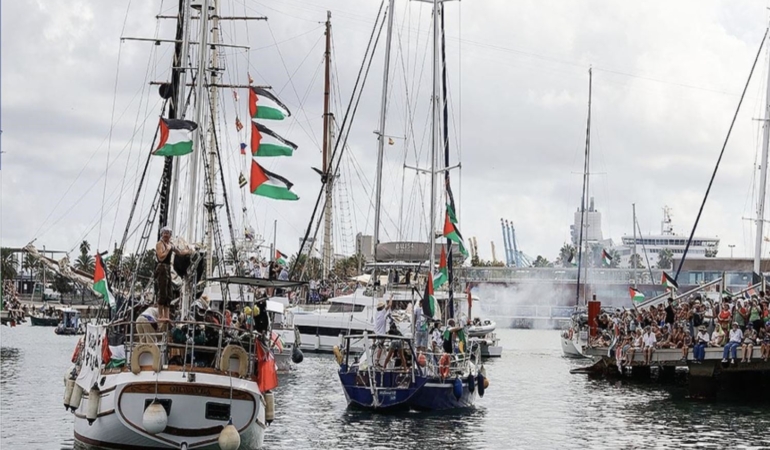 GAZZE’YE GİDEN SUMUD FİLOSUNA İSPANYA’DAN DESTEK: ASKERİ GEMİ EŞLİK EDECEK