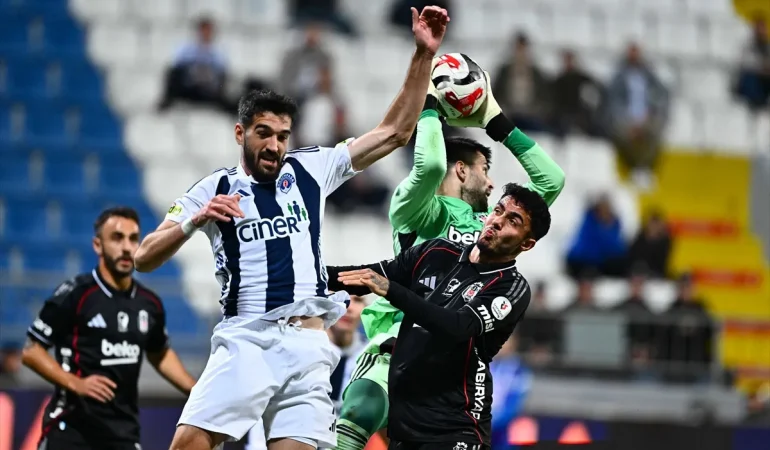 KASIMPAŞA – BEŞİKTAŞ MAÇINDA NEFESLER KESİLDİ: PUANLAR PAYLAŞILDI