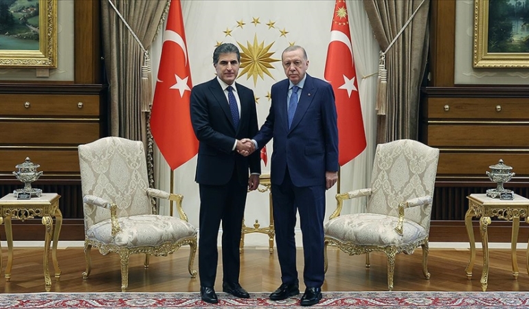 Cumhurbaşkanı Erdoğan, Neçirvan Barzani’yi Kabul Etti: Bölgesel İstikrar ve Kalkınma Yolu Gündemde