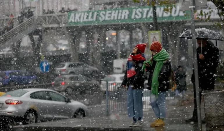 İstanbul’da Kar Alarmı