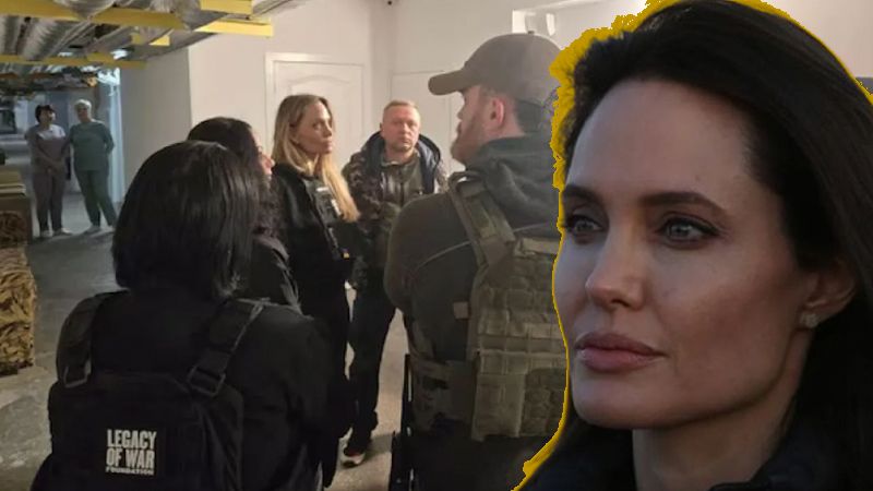 hollywood yildizi angelina jolienin ukrayna ziyareti krize donustu soforu zorla askere alindi - Angelina Jolie’nin Ukrayna Ziyareti Olaylı Geçti: Şoförü Zorla Askere Alındı!