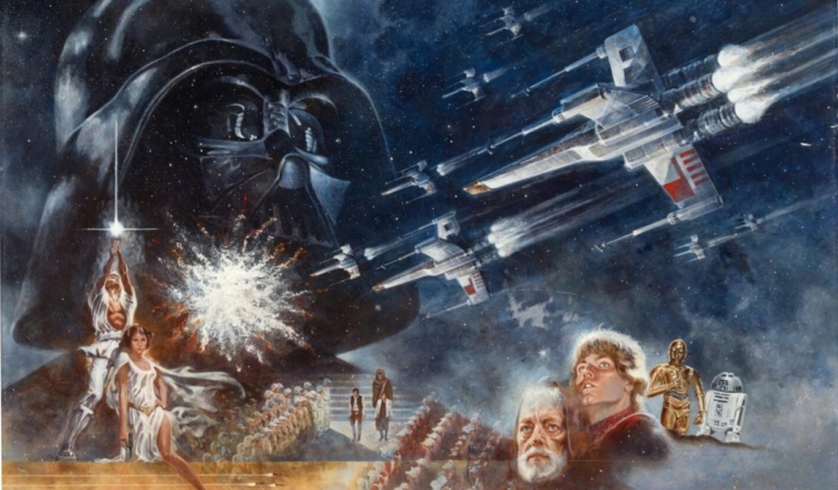 Star Wars’ın Efsanevi Afişi Rekor Fiyata Satıldı: Tom Jung’un 1977 Başyapıtı Sinema Tarihinin En Değerli Poster Çalışması Oldu